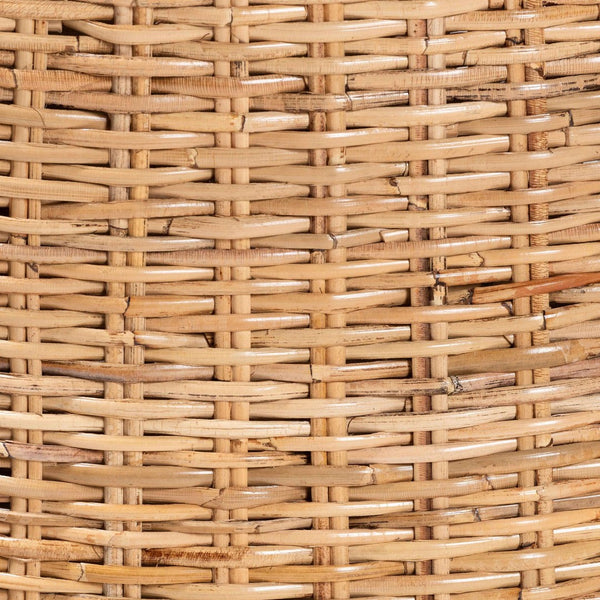 Baxton Studio bali Rowen Bohemian Dining Chair in Light Honey Kubu Rattan & Mahogany - Coastal Elegance Awaits! MD-38034/Nope-Natural-DC