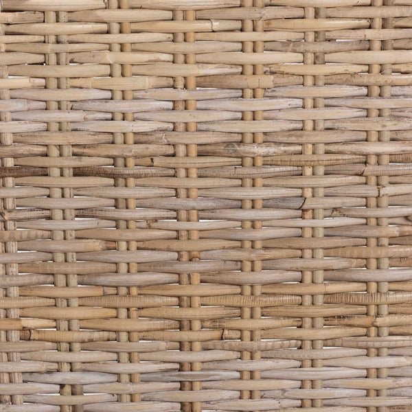 Baxton Studio bali Magy Modern Bohemian Bar Stool in Grey Kubu Rattan & Mahogany Wood - Ergonomic & Stylish Magy-Grey Natural-BS