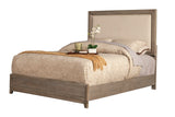 IDEAZ Antique Grey Panel Bed with Nailhead Designed Headboard Antique Grey 1372APB