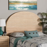 bali & pari Lanica Japandi Sun Bleached Rattan King Size Standalone Headboard