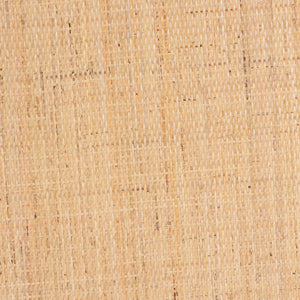 Baxton Studio bali Kalimantan Bohemian Coffee Table with Honey Rattan and Mahogany - Stylish, Handmade Elegance Round KALIMANTAN-Light Honey Round-Rattan-Coffee Table