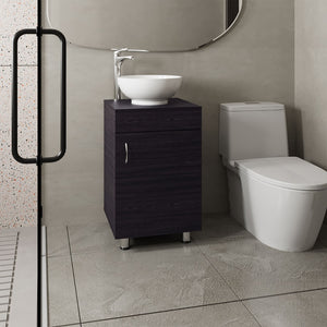 English Elm Colville Floating Wall Mount Vanity Cabinet Matte Finish Modern Bathroom Storage B092P439905