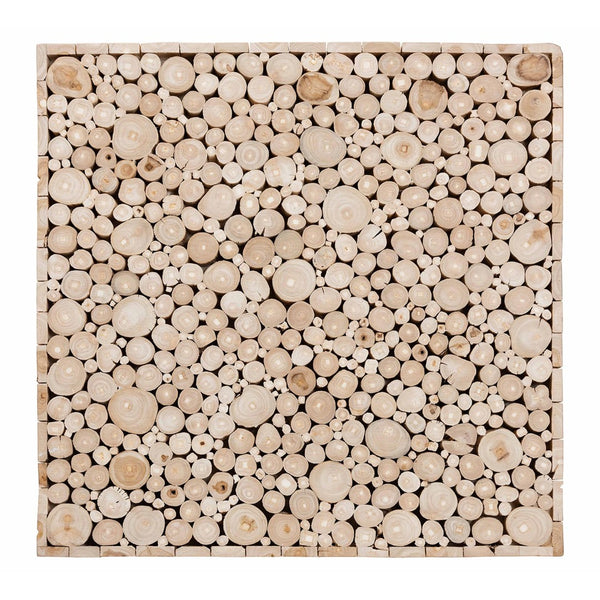 Baxton Studio bali Bohemian Teak Wood Coffee Table - Handcrafted Unique Repurposed Logs for Coastal Living Spaces Augusta-Wooden-CT