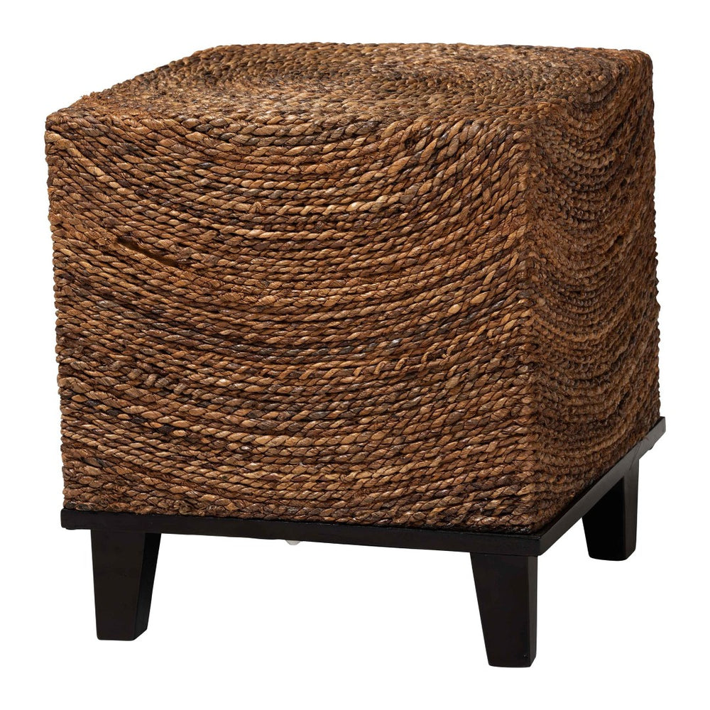 Baxton Studio bali Verino Bohemian Seagrass End Table – Handcrafted Natural Accent Piece for Coastal & Rustic Homes Verino-Seagrass-ET