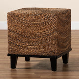 bali & pari Verino Bohemian Natural Seagrass End Table