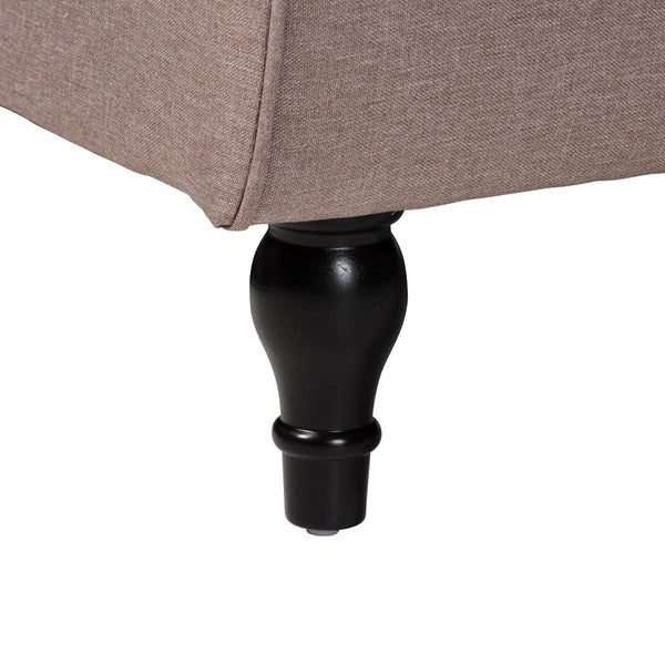 Baxton Studio Baxton Chesterfield Retro-Modern Convertible Sleeper Sofa in Clay Fabric – Stylish & Versatile Comfort Chesterfield-Clay-RFC