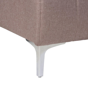 Baxton Studio Baxton Studio Lanoma Convertible Sleeper Sofa - Stylish Clay Upholstery with Tufted Cushions & Pillows Lanoma-Clay-RFC