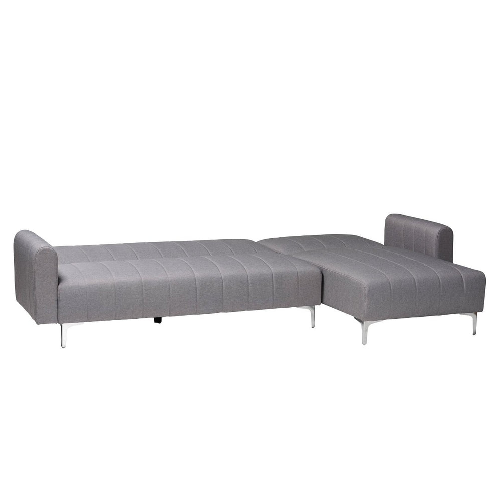 Baxton Studio Baxton Studio Lanoma Convertible Sleeper Sofa in Slate Grey – Modern Comfort & Versatile Design! Lanoma-Slate Grey-RFC