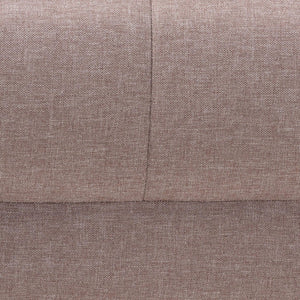 Baxton Studio Baxton Studio Claire Convertible Sleeper Sofa - Stylish Clay Fabric, Retro-Modern Design & Comfort Claire-Clay-RFC