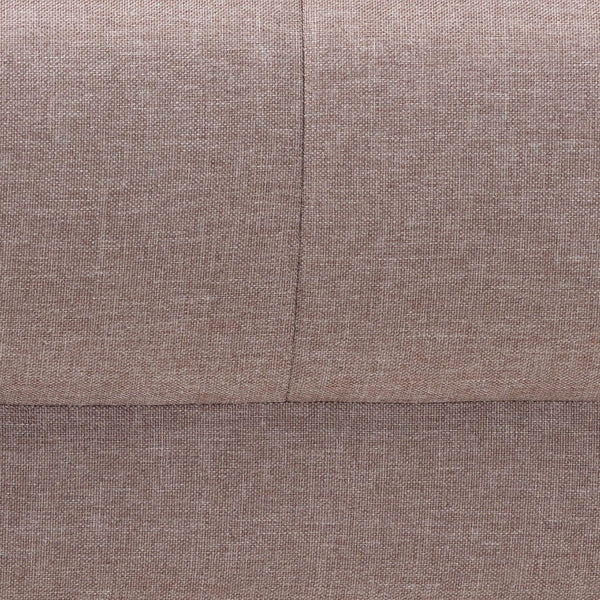 Baxton Studio Baxton Studio Claire Convertible Sleeper Sofa - Stylish Clay Fabric, Retro-Modern Design & Comfort Claire-Clay-RFC