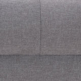 Baxton Studio Claire Contemporary Slate Fabric Upholstered Convertible Sleeper Sofa