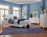 White Cloud Panel Bed