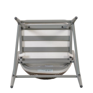 English Elm Christopher Knight Home® - Outdoor 30.25" Height Barstools Set Of 2 - Stylish Metal Frame With Scallop Backrest & Cushions N772P245120G