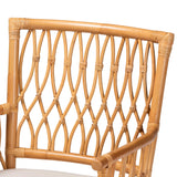 bali & pari Maisa Bohemian Light Honey Rattan Arm Chair