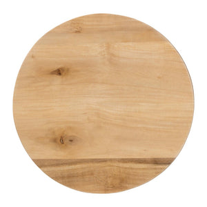 Baxton Studio bali Caribic Modern Slatted Acacia Wood End Table - Tropical Style, Fully Assembled, Versatile Design CARIBIC-Natural Wooden-ET