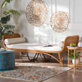 bali & pari Veve Bohemian Light Honey Rattan Daybed