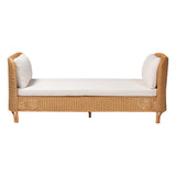 bali & pari Diva Bohemian Light Honey Rattan Daybed