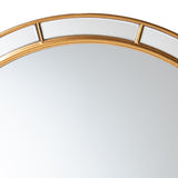 Baxton Studio Ulvi Antique Goldleaf Round Accent Mirror