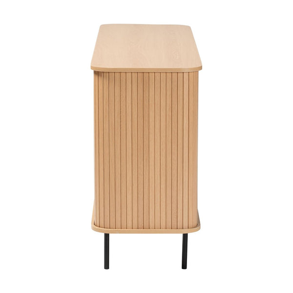 Baxton Studio Baxton Studio Lucia Fluted Wood Sideboard - Stylish Mid-Century Modern Buffet with Ample Storage Solutions LC23005-Tan-Sideboard