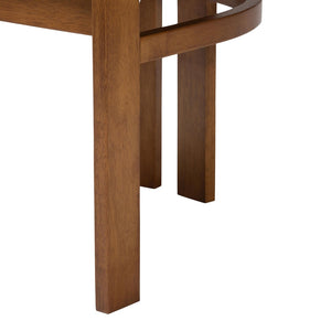 Baxton Studio Baxton Studio Carice Modern Cream Boucle Dining Chair - Stylish Comfort with Ergonomic Support & Design BBT5539-Walnut/Cream-DC