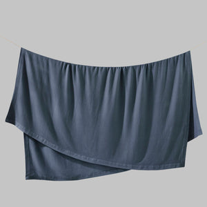 JLA Home Madison Park - Blanket Egyptian Cotton Ultra-Soft White Throw for Layering, Breathable Durable Comfort, Machine-Washable Elegance 90 L x 90 W x 0.25H MP51N-6429