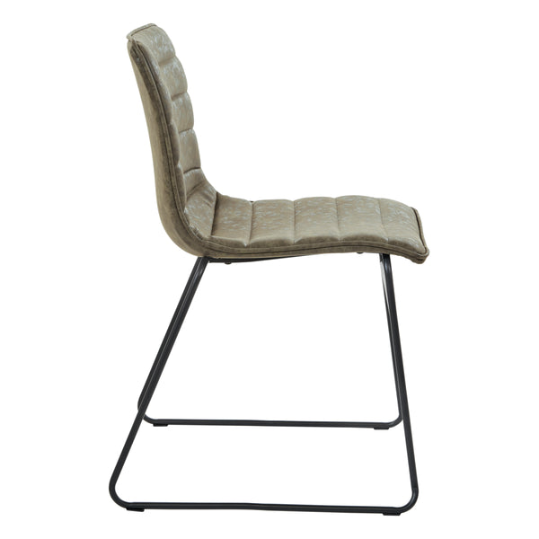 OSP Home Furnishings Halo Stacking Chair  - Set of 2 Olive