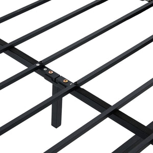 English Elm Queen Platform Bed Wingback Diamond Quilted Headboard Led Lighting Storage Drawers Black W5722P462695