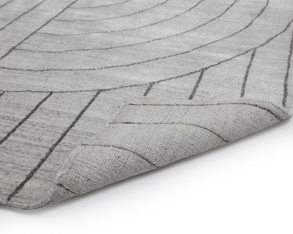 Sunpan FEZ Hand-Loomed Ivory & Grey Rug – Unique Artisan Craftsmanship, 8' x 10' for Stylish Interiors 108738
