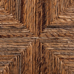 Baxton Studio bali Cordoba Bohemian Natural Seagrass & Mahogany Wood 2-Piece Dining Chair Set for Relaxed Elegance Cordoba-Seagrass-DC