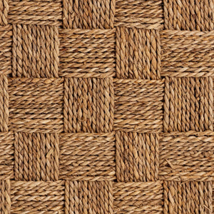 Baxton Studio bali Cipally Bohemian Seagrass & Mahogany Accent Bench - Rustic Charm for Entryways & Bedrooms Cipally-SVN088-Mahogany/Seagrass-Bench