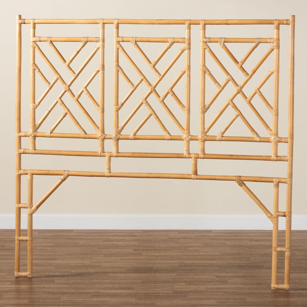 Baxton Studio Bali Rattan Headboard - Thumbnail 4