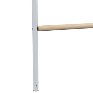 English Elm Chicken Roost with Four Tiered Fir Wood Perches and Galvanized Steel Frame for Coops T3971P407805
