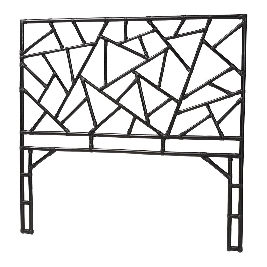 Baxton Studio Frydel Rattan Headboard - Thumbnail 3