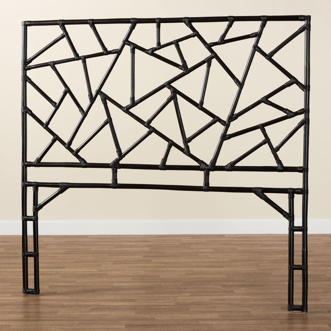 Baxton Studio Frydel Rattan Headboard - Thumbnail 2
