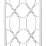 bali & pari Sampson Bohemian White Rattan King Size Standalone Headboard