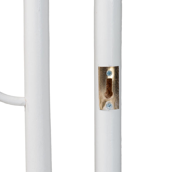 Baxton Studio bali Bohemian White Rattan Standalone Headboard for Queen Beds – Handcrafted Elegance & Style Sampson King WS30503-5B W200-White Rattan-HB-King