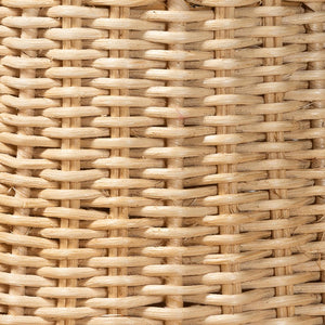 Baxton Studio bali Lavada Bohemian Natural Rattan Pendant Lampshade - Handcrafted Tropical Elegance for Your Home S24-L04-Natural Rattan-Lampshade