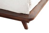IDEAZ Walnut Roast Platform Bed Walnut 1387APB