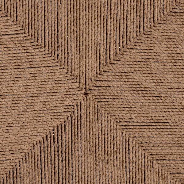 Baxton Studio bali Talli Handcrafted Bohemian Dining Chair - White Mahogany Frame with Modern Loom Weave Design BCP-03-Wood/White-DC