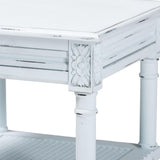 Baxton Studio Jeanne Vintage Traditional White Wood End Table