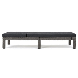 English Elm Puerta Outdoor Chaise Lounge Handwoven Rattan Iron Frame Poolside Patio Relaxation N775P247421K