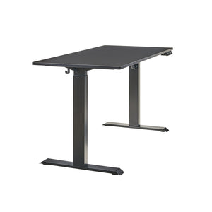 English Elm Electric Sit Stand Desk with Seamless One Piece Top and Industrial Steel Frame W1769P345624