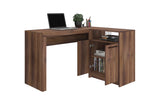 Manhattan Comfort Kalmar Mid-Century Modern Office Desk Dark Brown 138AMC164
