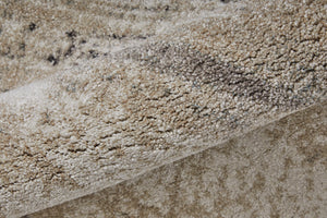 Feizy Rugs Skyview Abstract Gradient Rug - Plush Polypropylene Machine-made Piece With Mineral Colors & Texture Gray,Ivory,Taupe Polypropylene Skv39qafivygryf10