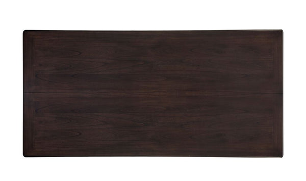 English Elm Dark Solid Wood Drop Leaf Table with 4 Stools — Space-Saving Expandable Dining Set, Durable Finish Dark Brown 75.5 L x 21 W x 16.75 H B2699P206767