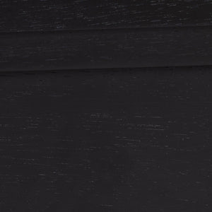 Baxton Studio Cascadia Mid-Century Modern Ebony Black Wood Queen Size Wingback Platform Bed