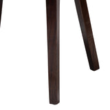 bali & pari Abbas Bohemian Seagrass and Dark Brown Wood Dining Chair