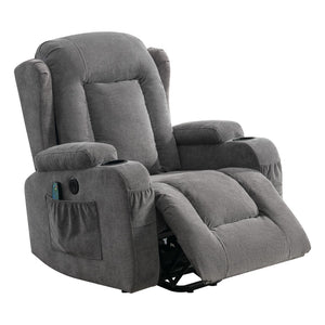 English Elm Power Lift Recliner with Heat Massage and Usb Port for Elderly Living Room Use W1521S00016