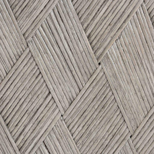 Baxton Studio Bali Melbourne Natural Rattan Lounge Chair - Handwoven Tuxedo Armchair With Removable Cushions And Compact Footprint Melbourne-White Wash-Cushion-CC