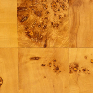 bali & pari Kayla Modern and Contemporary Natural Light Mappa Burl Wood 2-Drawer Nightstand